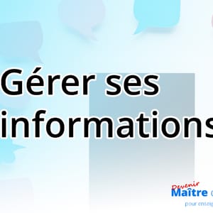 Image de : ADMIN 6 - Gérer ses informations