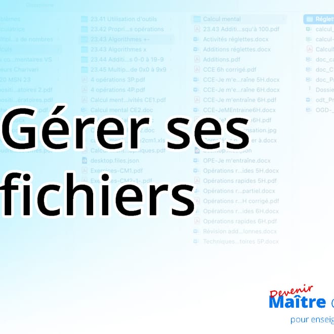 Image de : ADMIN 2 - Gérer ses fichiers