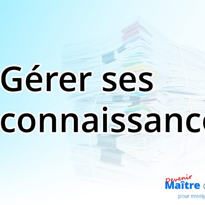 Image de : ADMIN 5 - Gérer ses connaissances